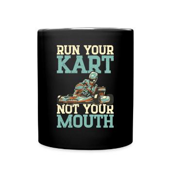 Go karting - Full Colour Mug - black - Front