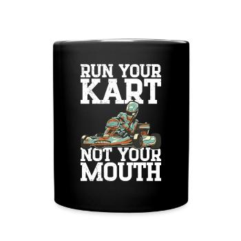 Go karting - Full Colour Mug - black - Front