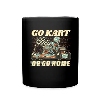 Go karting - Full Colour Mug - black - Front