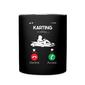 Go karting - Full Colour Mug - black - Front