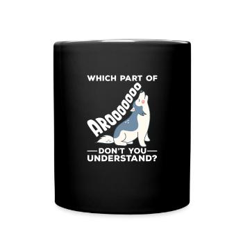 Husky Dog Dogs Siberian Husky Gift - Mug uni - noir - Devant