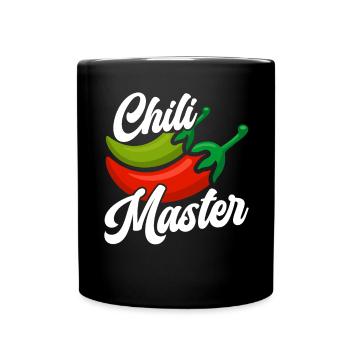 Chili Master Chili Flavor Mexican Spice Spicy Food - Full Colour Mug - black - Front
