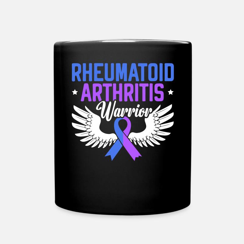 Polyarthrite rhumatoïde Warrior Autoimmune Disorder - Mug uni - noir