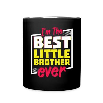 Im The Best little Brother Ever - Full Colour Mug - black - Front