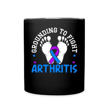 Mise à la terre pour lutter contre le trouble du guerrier arthritique - Mug uni - noir - Devant