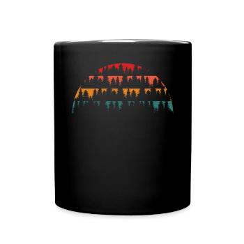 Bäume Im Freien Natur - Tasse einfarbig - Schwarz - Vorne