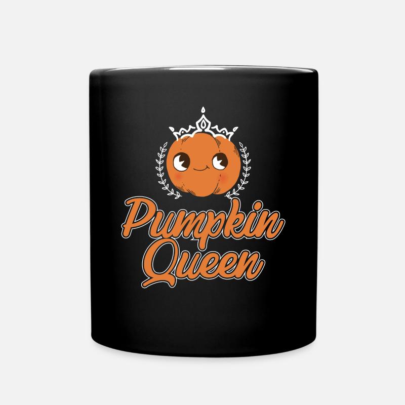 Pumpkin Queen - Full Colour Mug - black