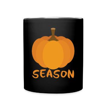 Pumpkin Season - Full Colour Mug - black - Front