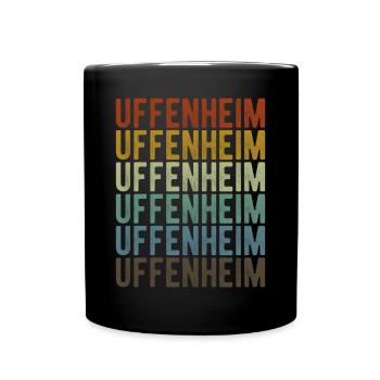 Uffenheim City Retro Vintage - Mug uni - noir - Devant
