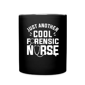 Just Another Cool Forensic Nurse RN Nurses - Mug uni - noir - Devant