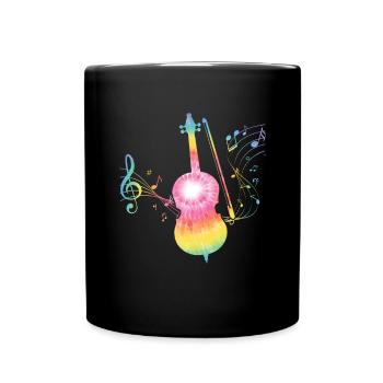 Violoncelle -Instrument de musique - Mug uni - noir - Devant