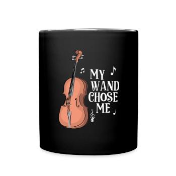 Violoncelle -Instrument de musique - Mug uni - noir - Devant