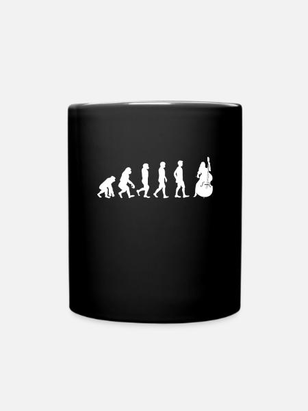Cello -Musikinstrument - Tasse einfarbig - Schwarz