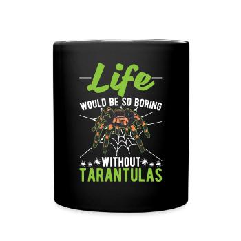 Tarantula Gift Spider Tarantula - Full Colour Mug - black - Front