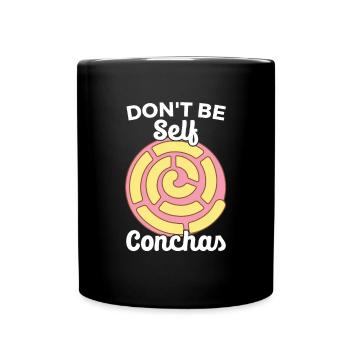 Conchas Pan dulce Latina Espagnol - Mug uni - noir - Devant
