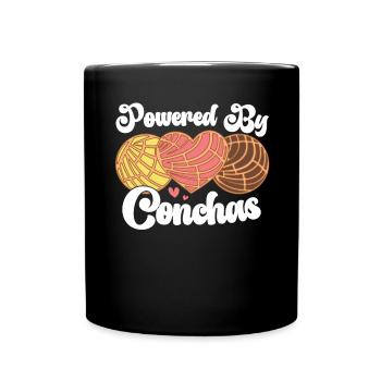 Conchas Pan dulce Latina Espagnol - Mug uni - noir - Devant