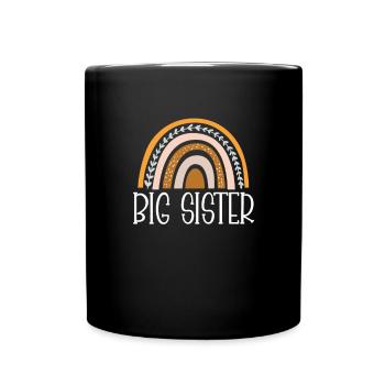 Grande sœur - Mug uni - noir - Devant
