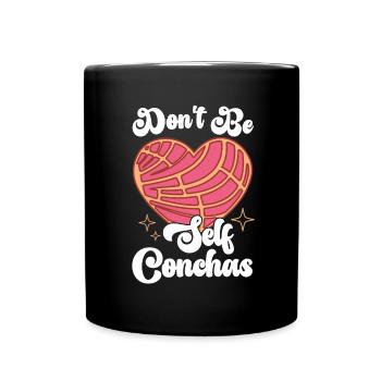 Conchas Pan dulce Latina Espagnol - Mug uni - noir - Devant