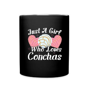 Conchas Pan Dulce Latina Espagnol - Mug uni - noir - Devant