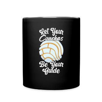 Conchas Pan dulce Latina Espagnol - Mug uni - noir - Devant