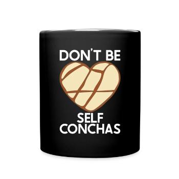 Conchas Pan Dulce Latina Espagnol - Mug uni - noir - Devant
