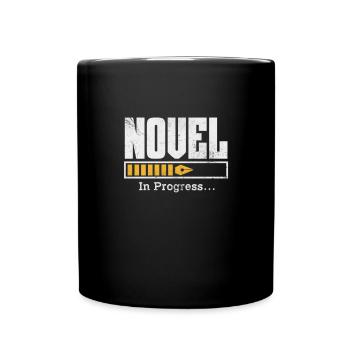 Author Authors Writer Book Gift - Full Colour Mug - black - Front