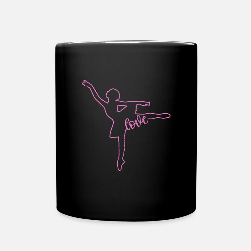 Ballett - Tasse einfarbig - Schwarz