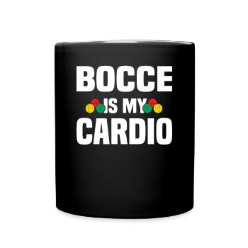 Boccia Petanque Boule Boccia Player Lyonnais - Full Colour Mug - black - Front