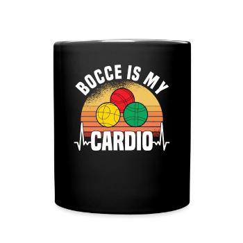 Boccia Petanque Boule Boccia Player Lyonnais - Full Colour Mug - black - Front