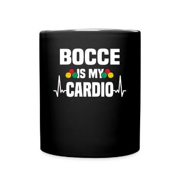 Boccia Petanque Boule Boccia Player Lyonnais - Full Colour Mug - black - Front