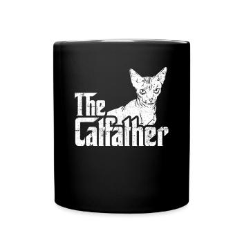 Meilleur père Sphynx de tous les temps - Mug uni - noir - Devant