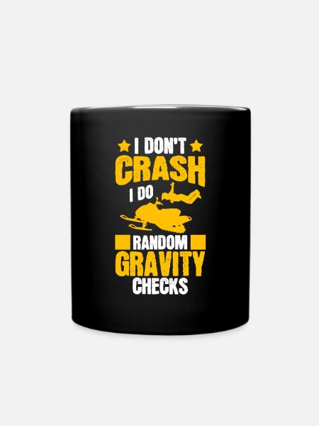 Ich Stürze Nicht - Tasse einfarbig - Schwarz