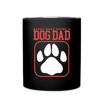 Dog Papa Master Dog Dog Owner Gift - Full Colour Mug - black - Front