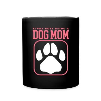 Dog Mama Mistress Dog Dog Owner Cadeau - Mug uni - noir - Devant