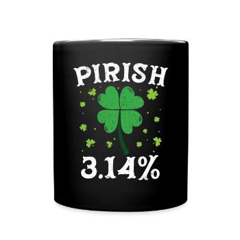 Pirish 3.14 Professeur de mathématiques irlandais Mathématiques Pi Day - Mug uni - noir - Devant