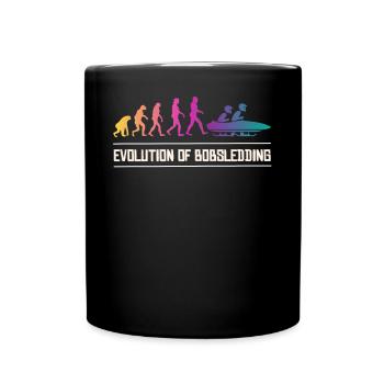 Développement du loisir piste de bobsschnee - Mug uni - noir - Devant