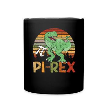 Pi-rex Dinosaur Math Professeur Mathématicien Pi Day - Mug uni - noir - Devant