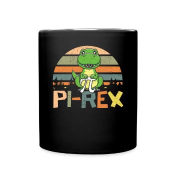 Pi-rex Dinosaur Math Professeur Mathématicien Pi Day - Mug uni - noir - Devant