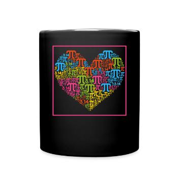 Mathelehrer Mathelehrer Mathematiker Pi Day - Tasse einfarbig - Schwarz - Vorne