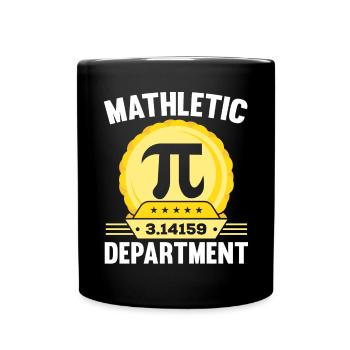 Mathletic Department Math Teacher Pi Day - Full Colour Mug - black - Front