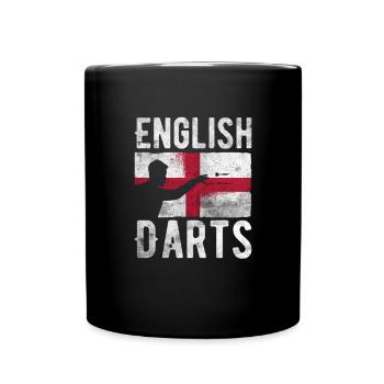Deutsch Darts Hobby Dart Player Vintage Flag - Mug uni - noir - Devant