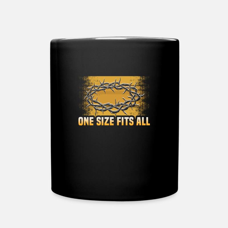 Christian Quotes Designs for Believing Christians - Full Colour Mug - black