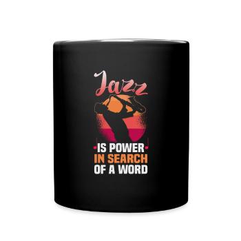 Jazz Musik Orchester Musiker - Tasse einfarbig - Schwarz - Vorne