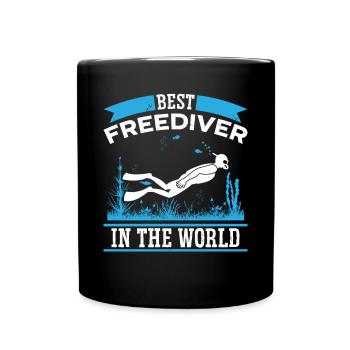 Freediving Best Freediver In The World Freediver - Full Colour Mug - black - Front