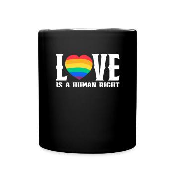 Valentinstag, Valentinstag, Valentinstag - Tasse einfarbig - Schwarz - Vorne