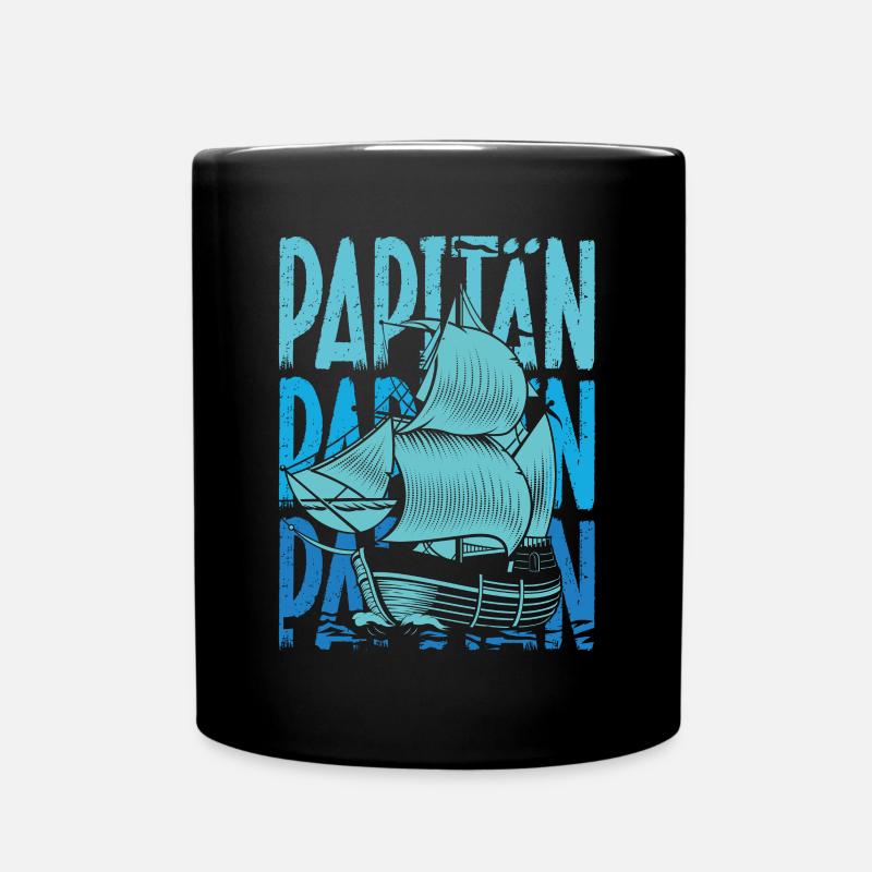 Hauptmann Papitän - Tasse einfarbig - Schwarz