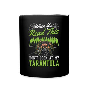 Tarentule Cadeau Araignée Tarentule - Mug uni - noir - Devant