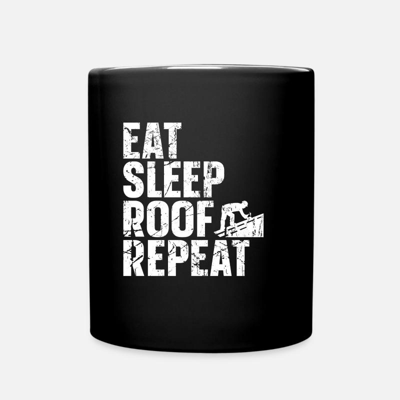 Couvreur - Réparation de toiture - Mug uni - noir