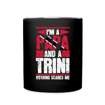 Trini Papa Tobago Trinidad Flag Trinidad - Mug uni - noir - Devant