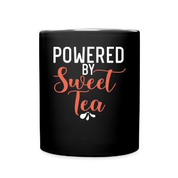 Süßer Tee Liebhaber Geschenke - Tasse einfarbig - Schwarz - Vorne